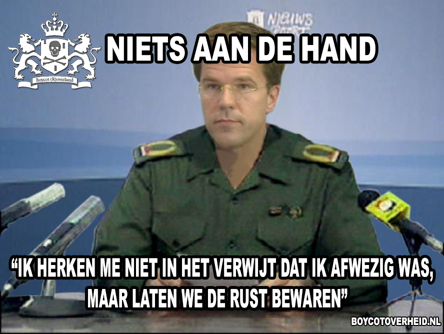 Niets aan de hand! “ik herken me niet in het verwijt dat ik afwezig was”